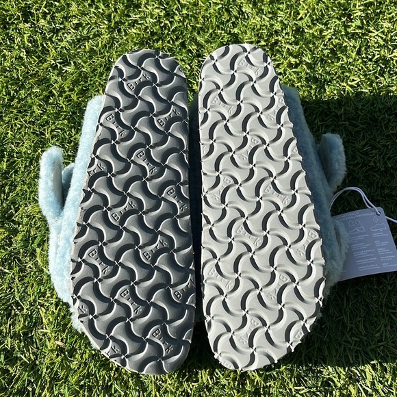 NWT BIRKENSTOCK BIG BUCKLE Teddy Shearling Sandals! - Picture 7 of 7